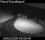 <h2>Webcam sur la D186 située sur la route d'accès à la station de ski de Risoul. Caméra située quelques centaines de mètres après le village de Risoul, entre Gaudissart-bas et Gaudissart-haut</h2>