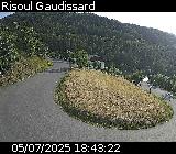 <h2>Webcam sur la D186 située sur la route d'accès à la station de ski de Risoul. Caméra située quelques centaines de mètres après le village de Risoul, entre Gaudissart-bas et Gaudissart-haut</h2>