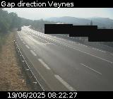 <h2>Webcam à la sortie de Gap sur la D994. Vue orientée vers Veynes</h2>