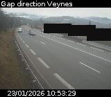 <h2>Webcam à la sortie de Gap sur la D994. Vue orientée vers Veynes</h2>