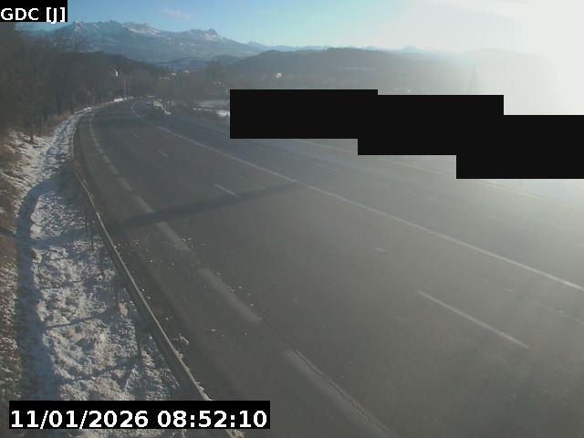 <h2>Webcam à la sortie de Gap sur la D994. Vue orientée vers Veynes</h2>