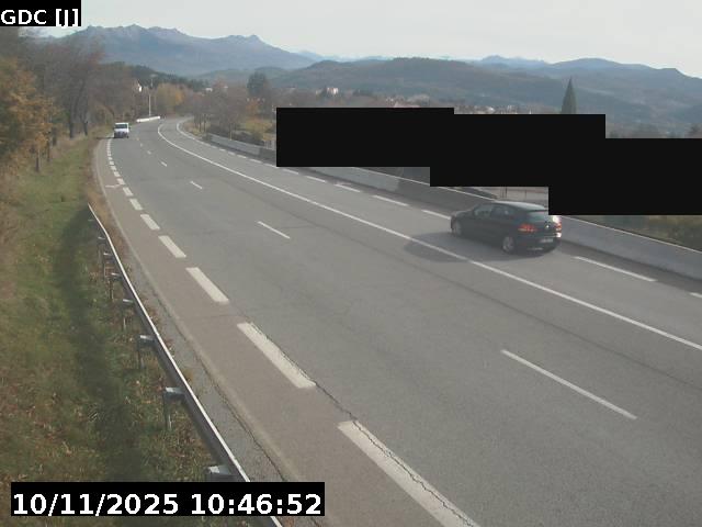 <h2>Webcam à la sortie de Gap sur la D994. Vue orientée vers Veynes</h2>