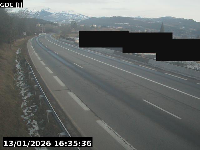 <h2>Webcam à la sortie de Gap sur la D994. Vue orientée vers Veynes</h2>