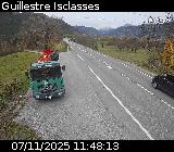 Webcam sur la D902 à l'entrée de Guillestre. Vue orientée vers la N94 en direction de Gap ou de Briançon