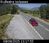 Webcam sur la D902 à l'entrée de Guillestre. Vue orientée vers la N94 en direction de Gap ou de Briançon