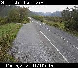Webcam sur la D902 à l'entrée de Guillestre. Vue orientée vers la N94 en direction de Gap ou de Briançon