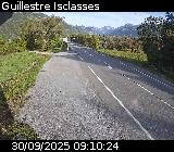 Webcam sur la D902 à l'entrée de Guillestre. Vue orientée vers la N94 en direction de Gap ou de Briançon
