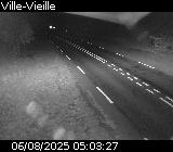 <h2>Webcam sur la D902 à hauteur de Ville-Vieille. Vue orientée vers Château Queyras</h2>