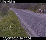 <h2>Webcam sur la D902 à hauteur de Ville-Vieille. Vue orientée vers Château Queyras</h2>