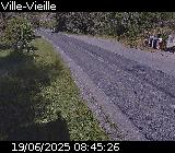 <h2>Webcam sur la D902 à hauteur de Ville-Vieille. Vue orientée vers Château Queyras</h2>