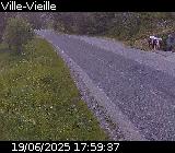 <h2>Webcam sur la D902 à hauteur de Ville-Vieille. Vue orientée vers Château Queyras</h2>