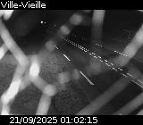 Webcam sur la D902 à hauteur de Ville-Vieille. Vue orientée vers Château Queyras