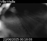 <h2>Webcam sur la D902 à hauteur de Ville-Vieille. Vue orientée vers Château Queyras</h2>