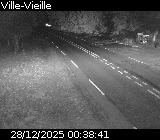 <h2>Webcam sur la D902 à hauteur de Ville-Vieille. Vue orientée vers Château Queyras</h2>