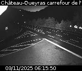 Webcam au début de la D947 au niveau du carrefour de l'Estéyère, proche de la jonction avec la D902 à Château Queyras