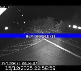 Webcam au début de la D947 au niveau du carrefour de l'Estéyère, proche de la jonction avec la D902 à Château Queyras