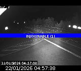 Webcam au début de la D947 au niveau du carrefour de l'Estéyère, proche de la jonction avec la D902 à Château Queyras