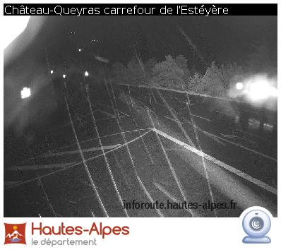 Webcam Château-Queyras, carrefour de l’Esteyre (D902)