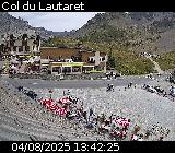Webcam du col du Lautaret sur la D1091, au niveau du plus haut col français ouvert à la circulation automobile en hiver