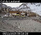Webcam du col du Lautaret sur la D1091, au niveau du plus haut col français ouvert à la circulation automobile en hiver