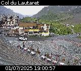 Webcam du col du Lautaret sur la D1091, au niveau du plus haut col français ouvert à la circulation automobile en hiver