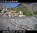 Webcam du col du Lautaret sur la D1091, au niveau du plus haut col français ouvert à la circulation automobile en hiver