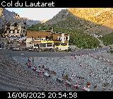 Webcam du col du Lautaret sur la D1091, au niveau du plus haut col français ouvert à la circulation automobile en hiver