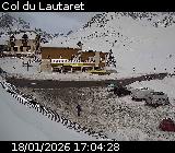 Webcam du col du Lautaret sur la D1091, au niveau du plus haut col français ouvert à la circulation automobile en hiver
