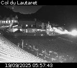 Webcam du col du Lautaret sur la D1091, au niveau du plus haut col français ouvert à la circulation automobile en hiver