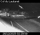 Webcam du col du Lautaret sur la D1091, au niveau du plus haut col français ouvert à la circulation automobile en hiver