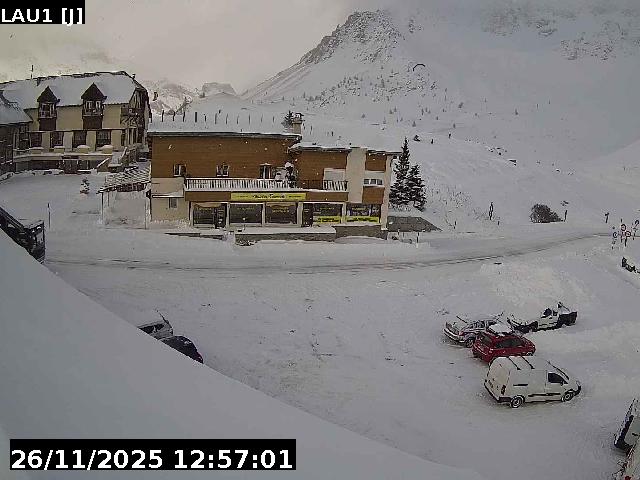 <h2>Webcam du col du Lautaret sur la D1091, au niveau du plus haut col français ouvert à la circulation automobile en hiver</h2>