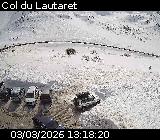 Caméra routière France - D1091, Parking du Col du Lautaret entre Grenoble et Briançon