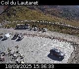 Caméra routière France - D1091, Parking du Col du Lautaret entre Grenoble et Briançon