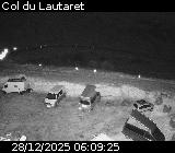 Caméra routière France - D1091, Parking du Col du Lautaret entre Grenoble et Briançon