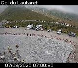 Caméra routière France - D1091, Parking du Col du Lautaret entre Grenoble et Briançon
