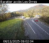 <h2>Webcam à Baratier sur la route de Pramouton permettant l'accès aux Orres. Caméra située sur la D40.</h2>