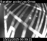 <h2>Webcam à Baratier sur la route de Pramouton permettant l'accès aux Orres. Caméra située sur la D40.</h2>