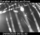<h2>Webcam à Baratier sur la route de Pramouton permettant l'accès aux Orres. Caméra située sur la D40.</h2>