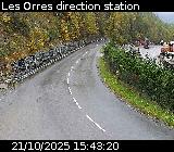 Webcam à Les Orres sur la route de Pramouton entre le village des Orres et la station des Orres. Caméra située sur la D40.