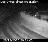 Webcam à Les Orres sur la route de Pramouton entre le village des Orres et la station des Orres. Caméra située sur la D40.