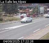 Caméra routière France - D1091, La-Salle-les-Alpes en provenance de Briançon, à proximité de Serre-Chevalier