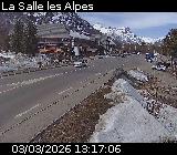 Caméra routière France - D1091, La-Salle-les-Alpes en provenance de Briançon, à proximité de Serre-Chevalier