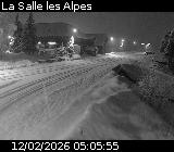 Caméra routière France - D1091, La-Salle-les-Alpes en provenance de Briançon, à proximité de Serre-Chevalier