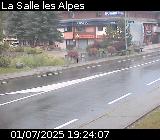 Caméra routière France - D1091, La-Salle-les-Alpes en provenance de Briançon, à proximité de Serre-Chevalier