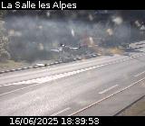 Caméra routière France - D1091, La-Salle-les-Alpes en provenance de Briançon, à proximité de Serre-Chevalier