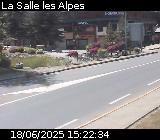 Caméra routière France - D1091, La-Salle-les-Alpes en provenance de Briançon, à proximité de Serre-Chevalier