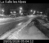 Caméra routière France - D1091, La-Salle-les-Alpes en provenance de Briançon, à proximité de Serre-Chevalier