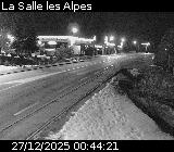 Caméra routière France - D1091, La-Salle-les-Alpes en provenance de Briançon, à proximité de Serre-Chevalier