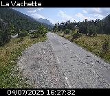 Webcam à la sortie de Briançon, au niveau du lieu-dit de La Vachette, à proximité de la Nationale 94 qui mène à l'Italie