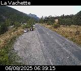 Webcam à la sortie de Briançon, au niveau du lieu-dit de La Vachette, à proximité de la Nationale 94 qui mène à l'Italie